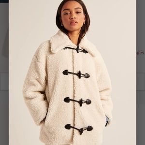 NWT Abercrombie Sherpa Jacket size XS